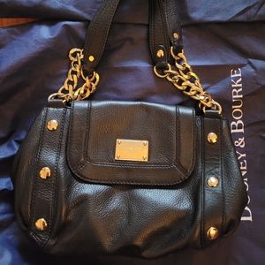 Black Michael Kors with gold accents